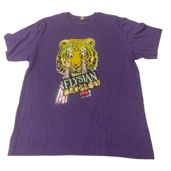 Multicolored Graphic Flysian DayGlow IPA T-shirt - Picture 1 of 6